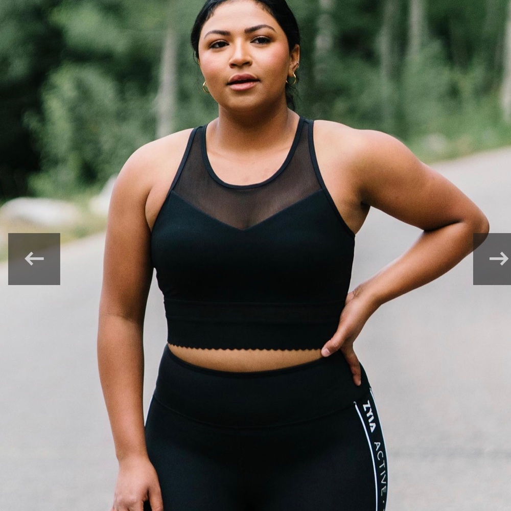 Black Star Mesh Bra